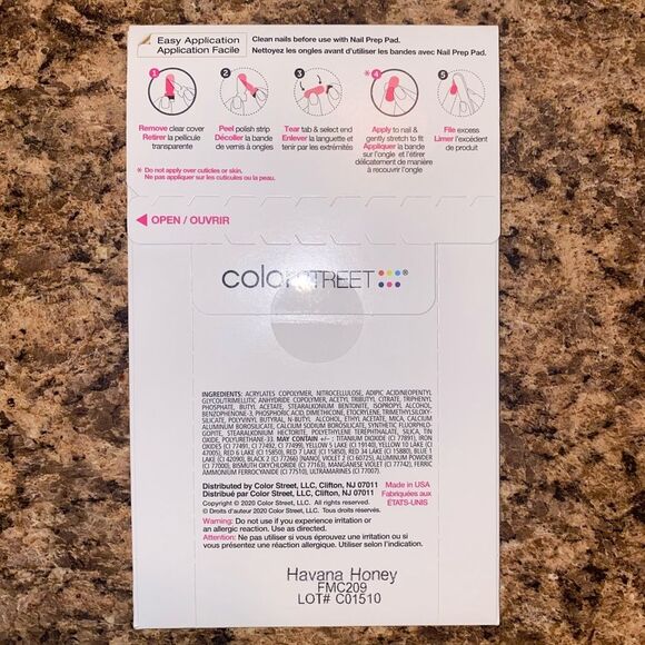 Color Street Nail Polish Strips- Havana Honey - Picture 2 of 2